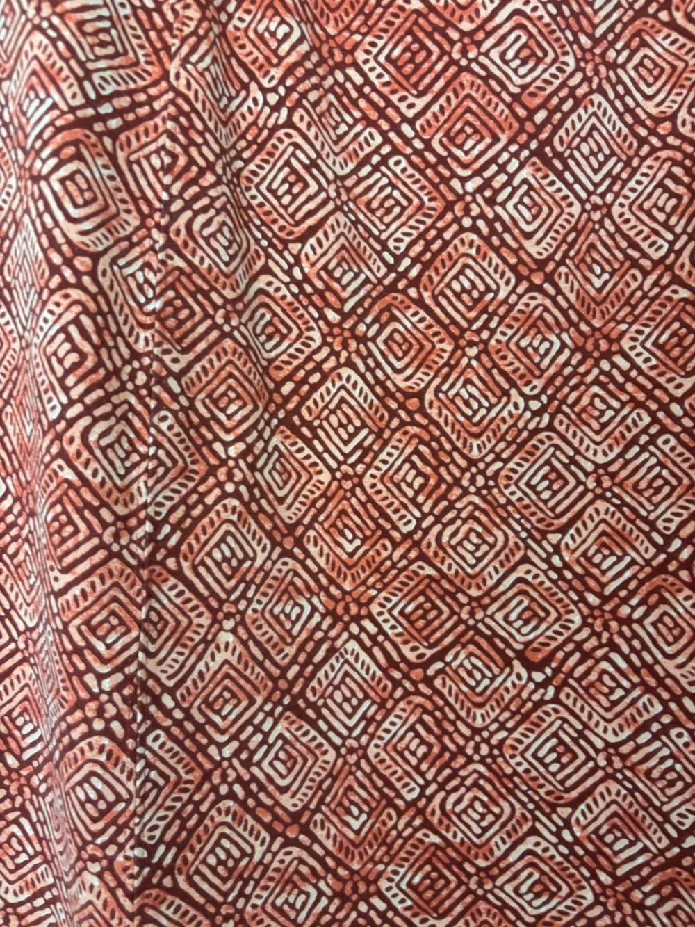Royal Robbins Red Geometric A-Line Skirt - Picture 4 of 9